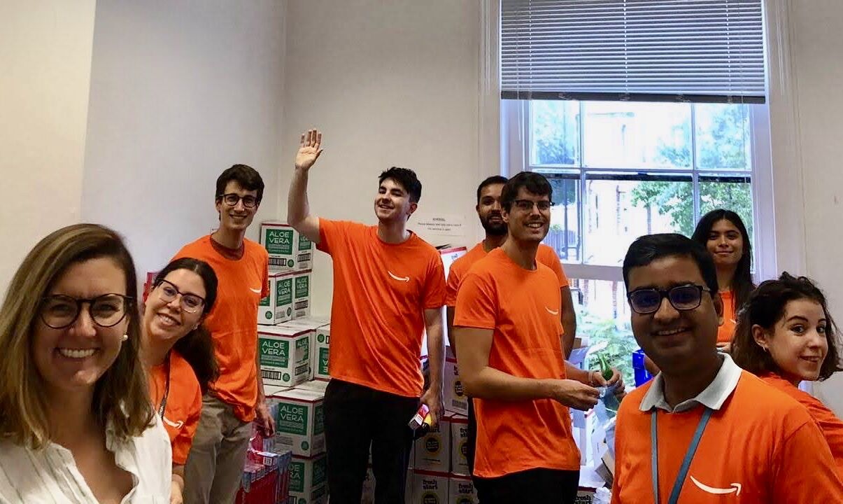 Amazon charity team